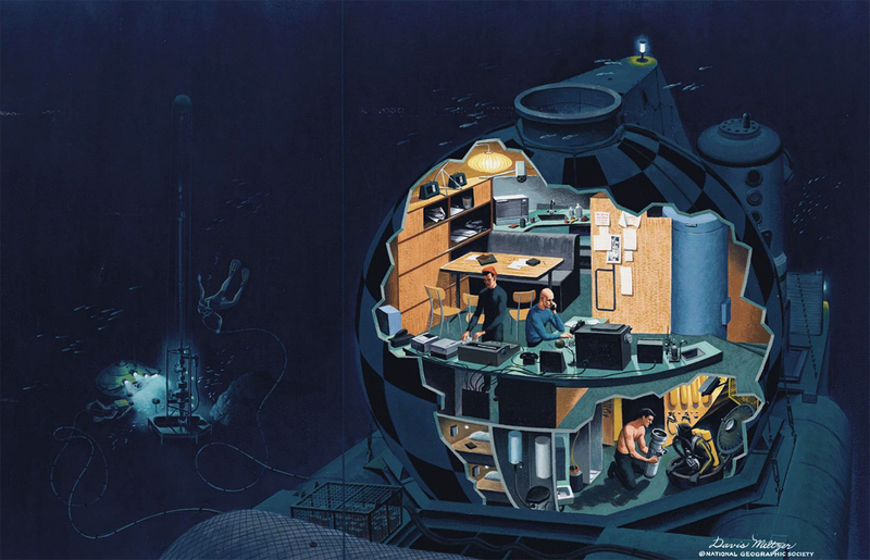 Illustration for article titled The Forgotten Space Artist Who Envisioned the End of the Space Race